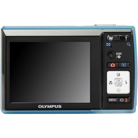 Olympus FE-46 12 MP Digital Camera, Light Blue