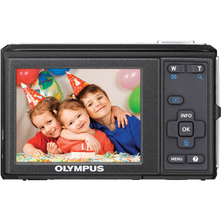 Olympus FE-47 14 MP Digital Camera, 2.7in LCD, Silver