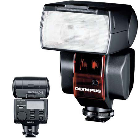 Olympus FL-36, Dedicated Flash to the Digital Cameras, Guide Number 118 feet, ISO 100.