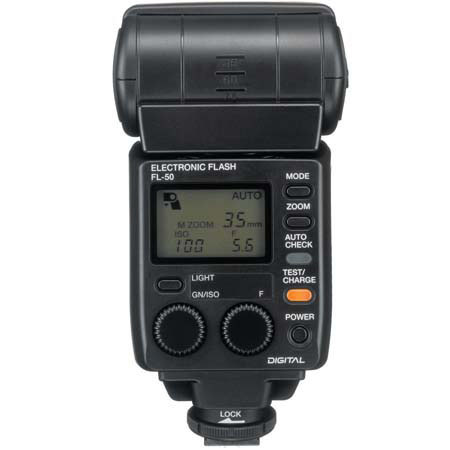 OLYMPUS DIGITAL FL-50 エレクトロニック フラッシュ USED Olympus FL-50, Electronic Off Camera Flash for the E-1