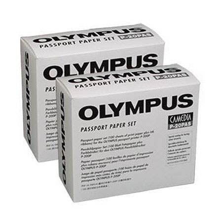 Olympus P-20 Passport Paper & Ribbon Kit w/ 100 Sheets