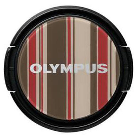 Olympus LC-37PR Brown Decorative Lens Cap for E-PL5 & E-PM2 Digital Cameras