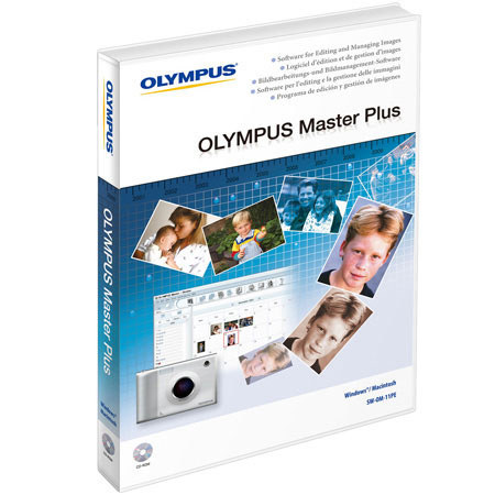 Olympus Master Plus, Full Version Software for Still Image Editing, for Macintosh & Windows.
