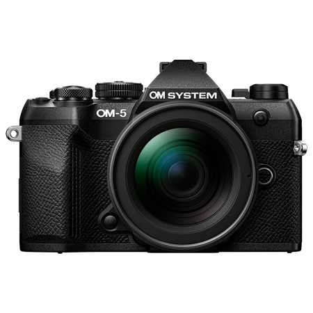 OM SYSTEM OM-5 Mark II Mirrorless Camera, Black with ED 12-45mm f/4 PRO Lens