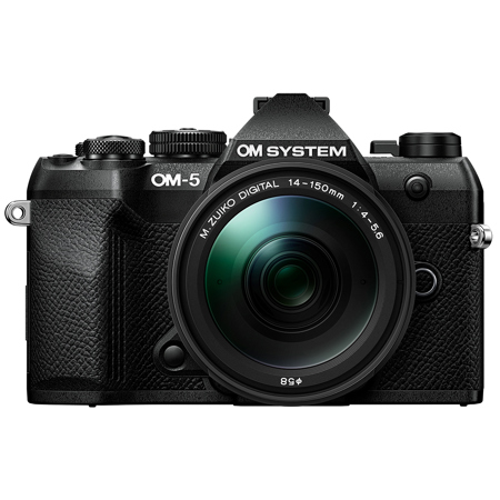 OM SYSTEM OM-5 Mark II Mirrorless Camera, Black with ED 14-150mm f/4-5.6 II Lens