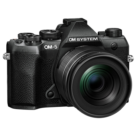 OM SYSTEM OM-5 Mark II Mirrorless Camera, Black with ED 12-45mm f