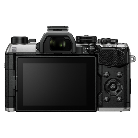 OM SYSTEM OM-5 Mark II Mirrorless Camera, Silver w/ED 12-45mm f/4