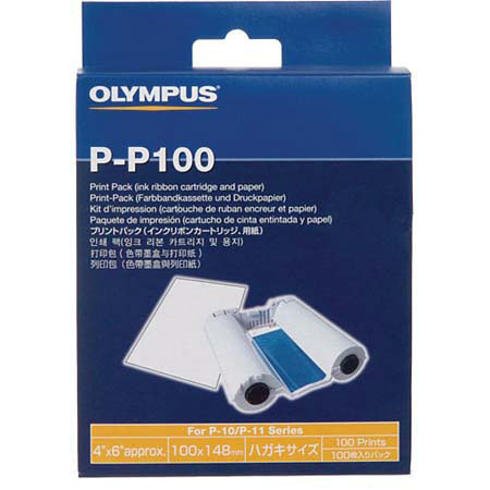 Olympus P-P100 4 x 6 inch Print Pack, 100 Sheets