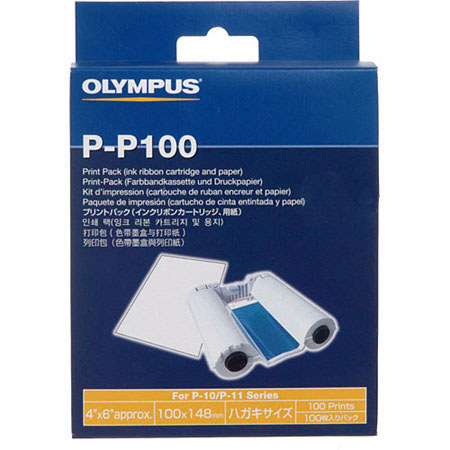 Olympus P-P100WW 4 x 6 inch Print Pack, 100 Sheets