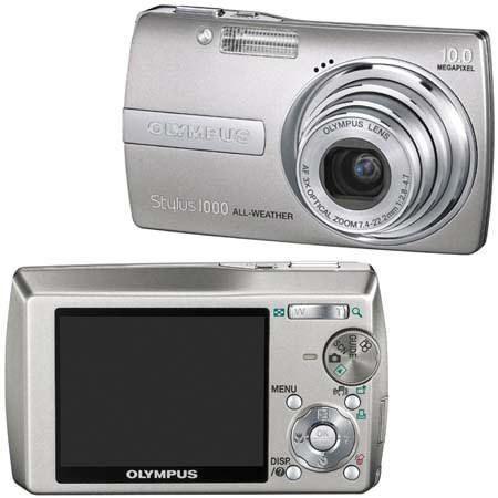 Olympus Stylus 1000 Point & Shoot Digital Camera, 10 Megapixel, 3x Optical, 5x Digital Zoom.