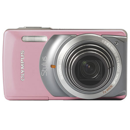Olympus Stylus 7010 12MP Dig Cam Kit,Pink w/4GB SD Card