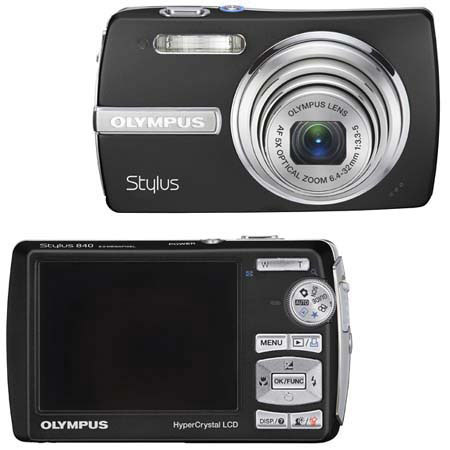 Olympus Stylus 840 Digital Black Camera Kit, with 1 GB xD Picture Memory Card, Camera Bag, Table Top Tripod, EZ Digital Photography Guide Card