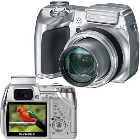 Olympus SP-510UZ Ultra Zoom Digital Fixed Lens SLR Camera, 7.0mp with 10x Optical, 5x Digital Zoom, 2.5" LCD Screen