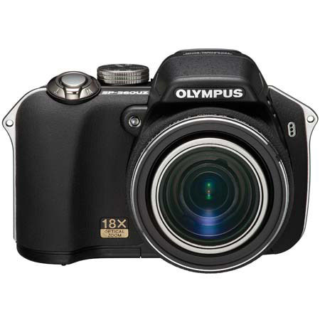 Olympus SP-560 UZ Digital Camera, 8 Megapixel, 18x Optical, 5.6x Digital Zoom, 2.5" LCD Display