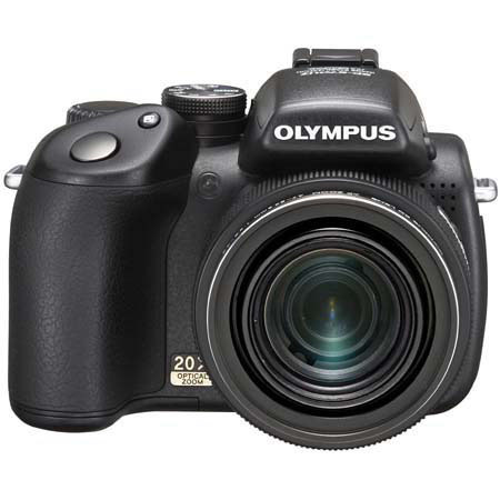 Olympus SP-570 Ultra Zoom Digital Camera, 10.0 Megapixel, 20x Wide Angle Optical Zoom, 5x Digital Zoom, 2.7" LCD Screen, Black, Grey Market