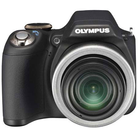 Olympus SP-590UZ P&S Dig Camera Kit, Blk w/4GB Micro SD