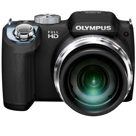 Olympus SP-720UZ Digital Camera, Black