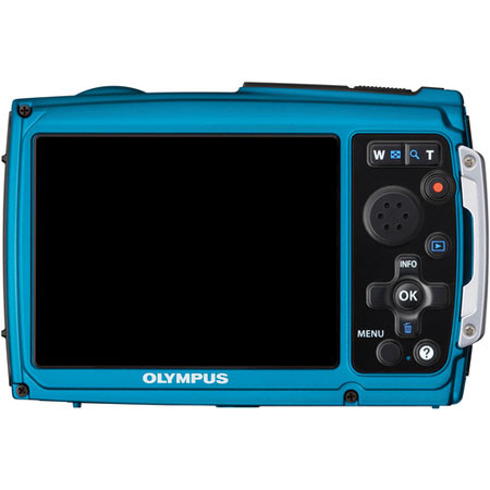 Olympus Stylus Tough 3000 Digital Camera, 12MP, Blue