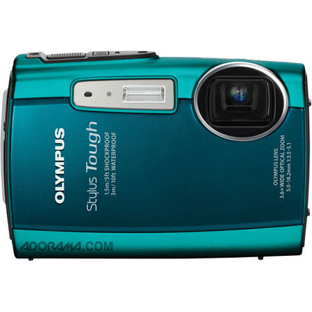 Olympus Stylus Tough 3000 Kit, Li-42B Battery, Green