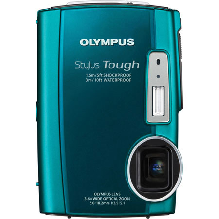 Olympus Stylus Tough 3000 Digital Camera, 12MP, Green