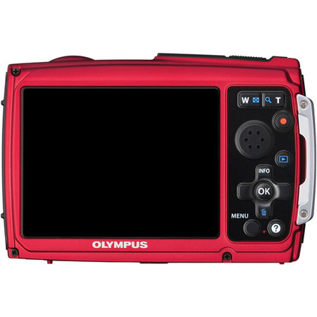Olympus Stylus Tough 3000 Camera, Red