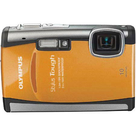 Olympus Stylus Tough 6000 Digital Camera, 10MP, Orange