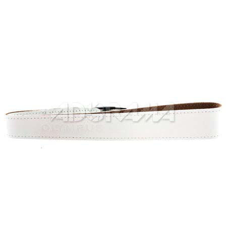 Olympus Synthetic Leather Camera Neck Strap, White