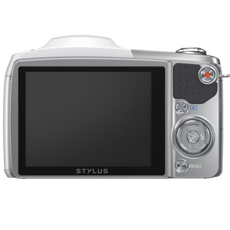 Olympus SZ-16 iHS Digital Camera, White