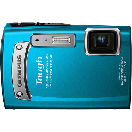 Olympus Tough TG-320 Digital Camera, Blue