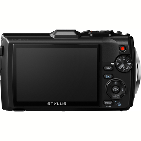Olympus Stylus Tough TG-4 Digital Camera, Black