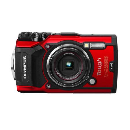 Olympus Stylus Tough TG-5 12MP Digital Point and Shoot Camera, Red
