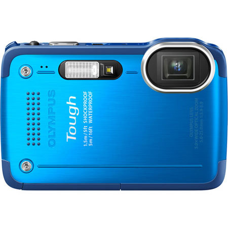 Olympus TG-630 iHS Digital Camera, Waterproof, Blue