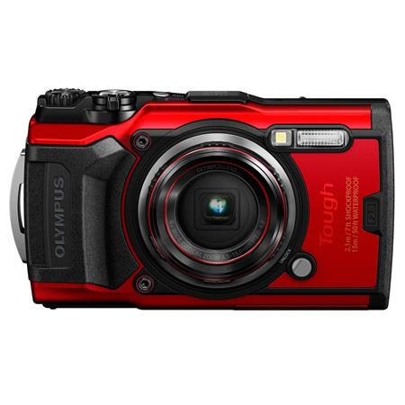 Olympus - Tough TG-6 Digital Camera (Red)