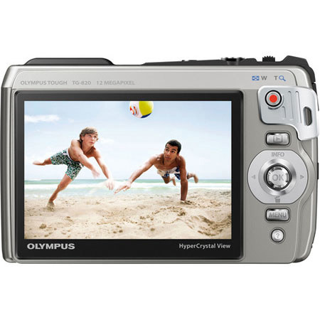 Olympus Tough TG-820 iHS Digital Camera, Silver