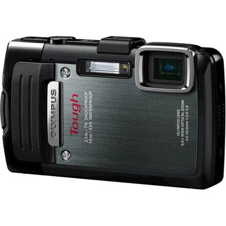 Olympus TG-830 iHS Digital Black Camera,Bundle w/8x21 RCII WP Binocular,Magenta