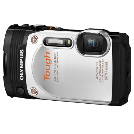 Olympus Stylus Tough TG-860 Digital Camera, White