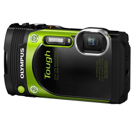 Olympus Stylus Tough TG-870 Digital Camera, Green