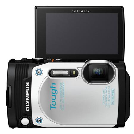 Olympus Stylus Tough TG-870 Digital Camera, White