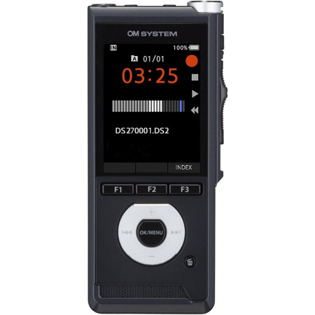 OM SYSTEM DS-2700 Expandable 2GB Digital Voice Recorder w/ODMS R8 DM Software