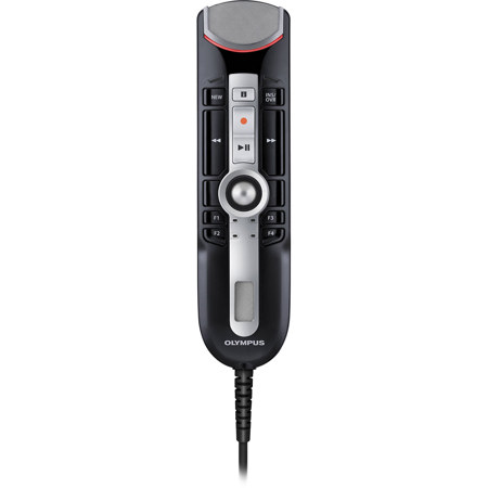 OM SYSTEM RecMic II RM-4015P Dictation USB Microphone, Push-Button
