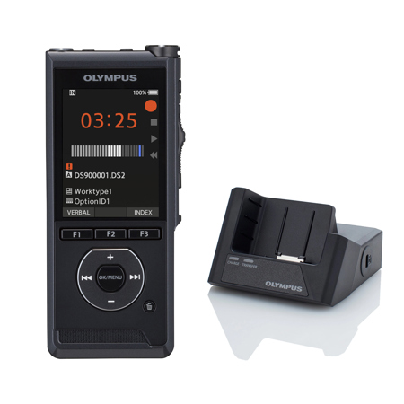 Olympus DS-9000 Digital Voice Recorder with ODMS R7 Software and Accessories Bundle