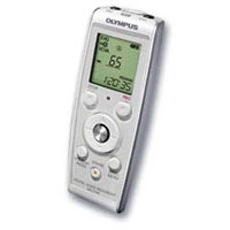 Olympus VN-2100 Digital Voice Recorder with over 35 Hours of Recording Time.