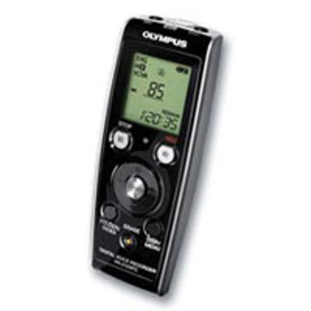 Olympus VN-2100 PC Linking Digital Voice Recorder with over 35 Hours of Recording Time.