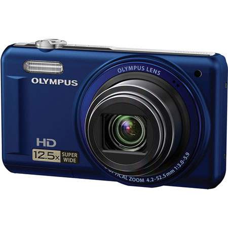 Olympus VR-320 Digital Camera, Blue
