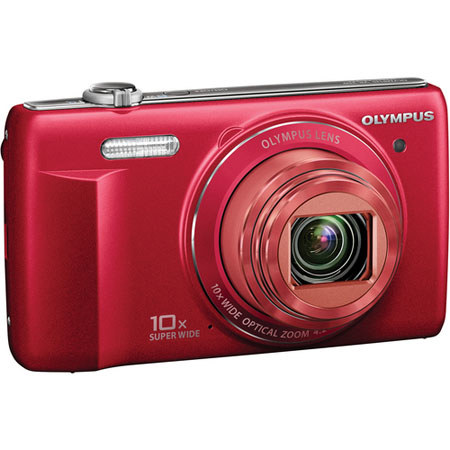 Olympus VR-340 16.0 MP Digital Camera -Red