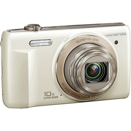 Olympus VR-340 16.0 MP Digital Camera, White