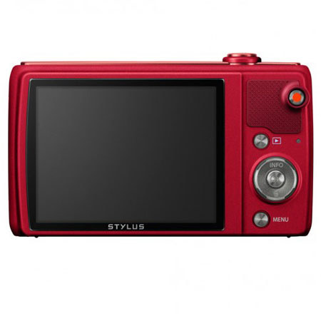 Olympus VR-370 Digital Camera, Red