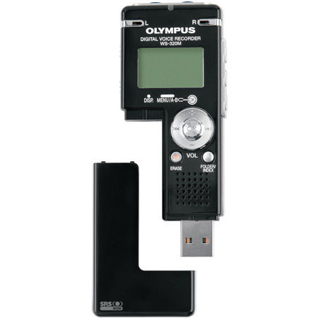 Olympus WS-320M Digital Voice Recorder with 277 Hours of Recording Time.