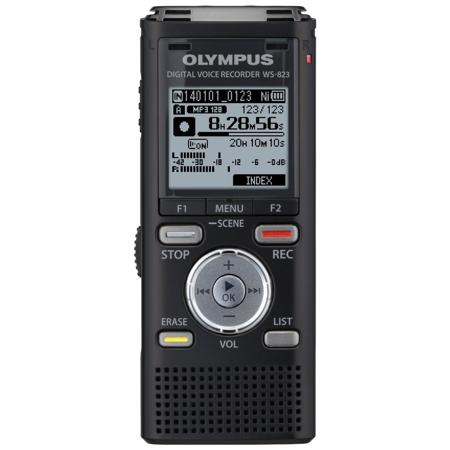 Olympus WS-823 Digital Voice Recorder, Black