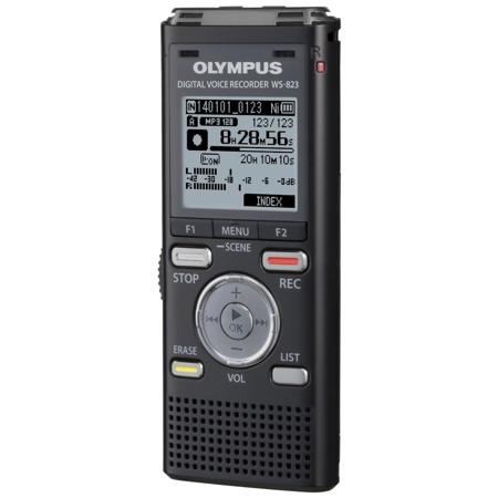 Olympus WS-823 Digital Voice Recorder, Black